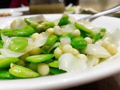 鸡头米青豆瓣炒百合-瑞福园联谊餐室(茂名南路店)