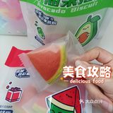 西瓜口味的曲奇居然真的能感觉得到西瓜的清新。