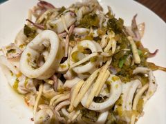 雪菜炒鱿鱼-小厨师·二十年沈家门小海鲜(百井坊巷店)