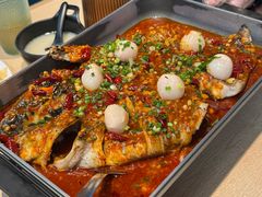 荔枝甜辣鮰鱼-鱼酷活鱼烤鱼(雨花客厅店)