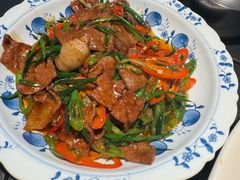 青蒜杭椒炒猪肝-锦荟JINHUI·浙江小馆(上海荟聚店)