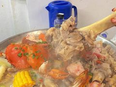 海鲜猪骨煲-凤城康记饭店
