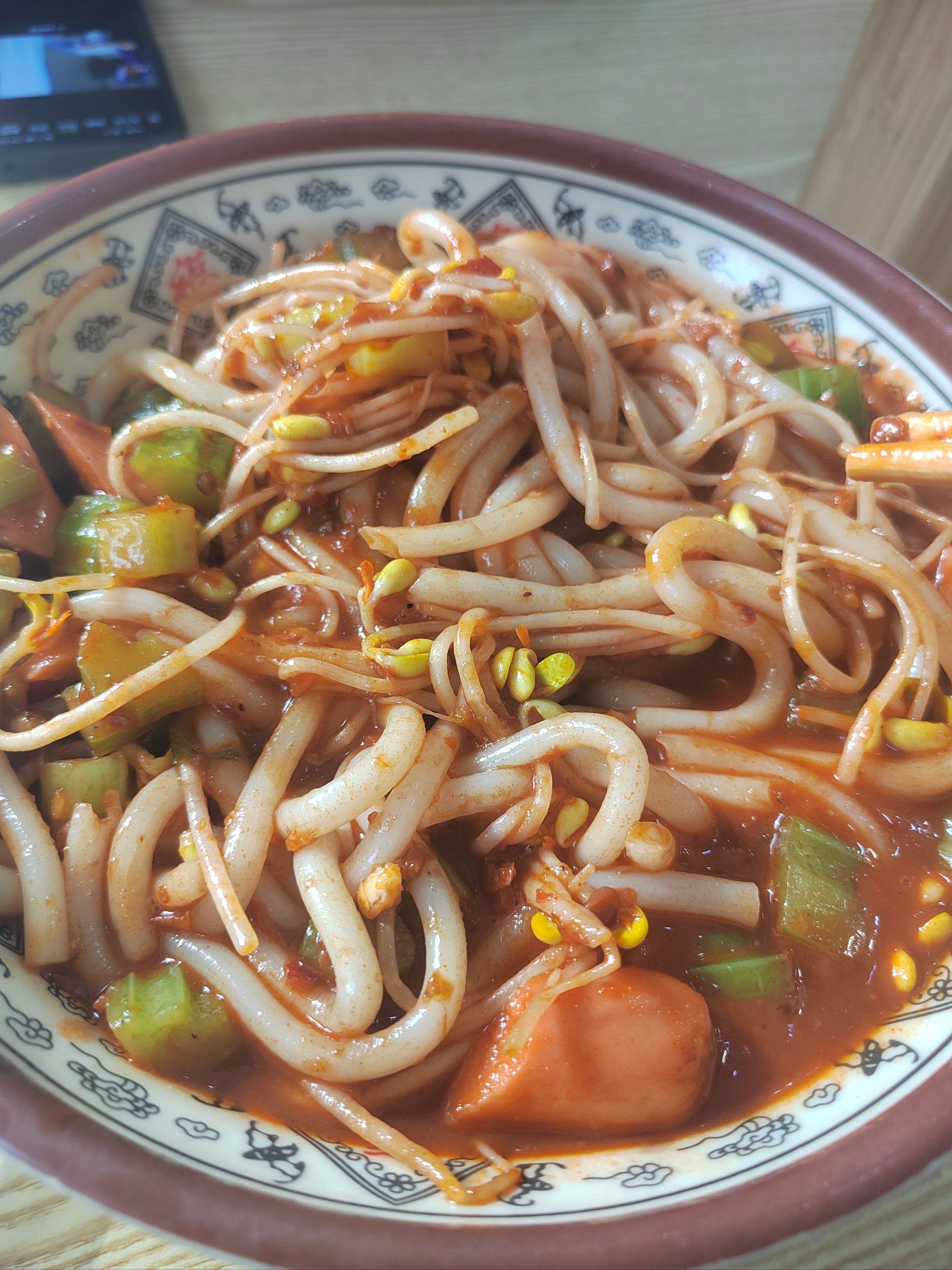 火腿新疆炒米粉