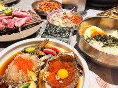 -草家酱蟹炭火烤肉店(珲春南路一店)