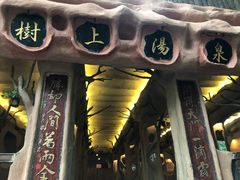 -天门沟九州驿站树上汤泉
