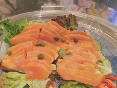三文鱼-华厦大酒店·桃源西餐厅·自助餐