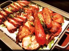 绿茶葱香烤鸡烤肉合拼-绿茶餐厅(松江万达店)