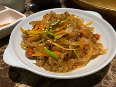 泡椒鱼皮-猪啊牛呀羊啊铜盘烤肉(正大广场店)