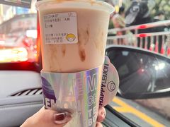 手炒珍珠牛乳茶-快乐柠檬happylemon(日月光店)