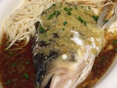 剁椒鱼头-绿茶餐厅(松江万达店)