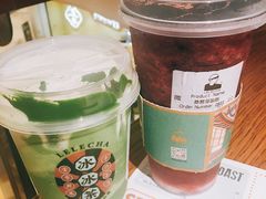 三倍抹茶冰冰茶-LELECHA乐乐茶(上海五角场万达广场店)