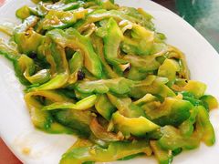 凉瓜炒牛肉-天强农家菜馆