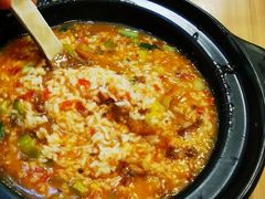 浓香番茄牛肉汤烩饭-宏状元现熬粥·京味菜(黄寺大街店)