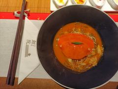 家烧梭子蟹-鲤院·新中式美学·庭院餐厅(夫子庙店)