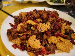 锅巴辣子鸡丁-缪氏川菜(丰盛町店)