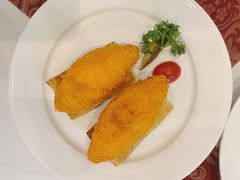 奶油鸡卷-小白桦西餐厅