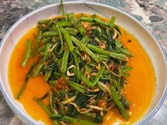 酸笋炒空心菜-浩海火燒雲傣家菜(静安芮欧店)