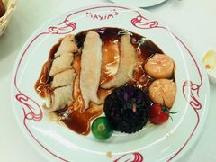 烤阿尔贝比目鱼配大带子-马克西姆餐厅(崇文门店)