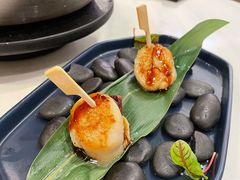 臻品鹅肝带子配法国盐之花-Petit Oyster叫嚎(平安金融中心店)