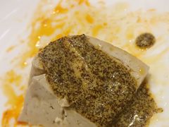 蓝田泼汁豆腐蘸芥末汁-蓝田印象