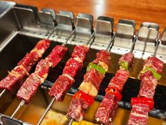 雪花牛肉-三个蒙古大叔羊肉串(大宁店)