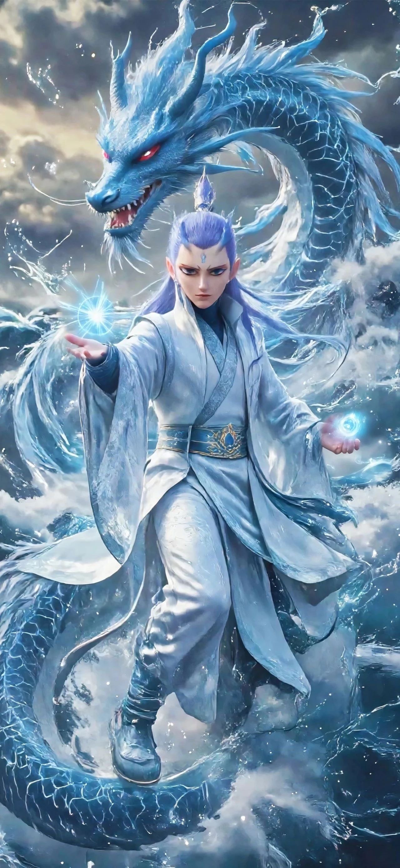 敖丙哪吒的壁纸