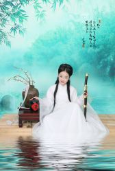-后宫·古装汉服京剧儿童亲子全家福摄影