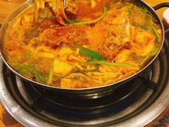 土豆排骨火锅-喇喇排骨火锅·传统韩式脊骨汤(望京西园总店)