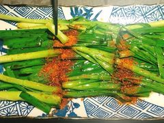 烤韭菜-探鱼·鲜青椒爽麻烤鱼(中天广场店)
