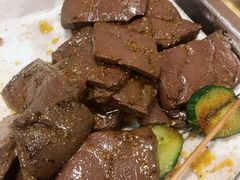 碳烤猪血-黑皮烧烤(民意四路店)