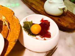 金桔鹅肝配石榴红酒冻-辛香汇·现炒川菜(淮海路百盛店)