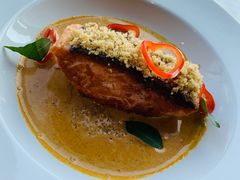 烤三文鱼-广州四季酒店·佰鲜汇·现代法餐