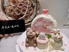 -芒果与甜纯动物奶油蛋糕&甜品台定制