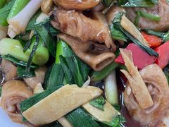 蒜苗炒大肠-胖子饭店(兴学弄店)