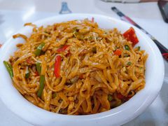 炒豆皮-老周夜市(航空路店)