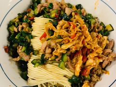 黄瓜皮炒肉-刘氏三和面馆