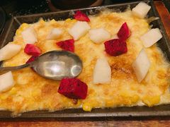 水果芝士焗玉米-九田家黑牛烤肉料理(郫都万达檬柏西路店)