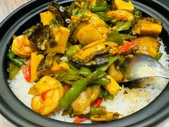擂辣椒海鲜鲍鱼饭-皇朝海鲜酒店