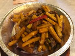 杏鲍菇牛肉条-东方之珠海鲜酒楼(南开店)
