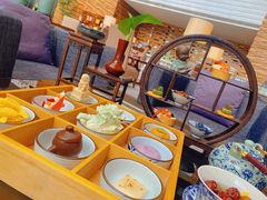 自助取餐区-天津海河悦榕庄·Lobby Lounge大堂吧