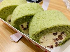 蜜豆抹茶卷蛋糕-红宝石·鲜奶小方·海派西点房(南翔店)