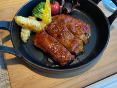 脆皮蜜汁鸡排-香樟花园法式铁板烧(恒隆广场店)