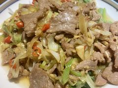 葱爆陕北羊肉-吴满满油泼面(北方风味园店)