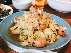 大虾炒白菜-船歌·鱼水饺青岛菜(闽江二路店)