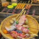 5r一串‼️杭州坠好吃平价街头烧鸟‼️氛围感💯提灯9r一串好吃哭