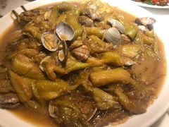 茄子炖蚬子-日丰园海肠水饺·老字号大连海鲜(和平广场店)
