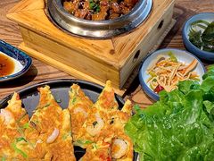 -明洞阿姨·韩式酱蟹烤肉·创意料理(三元桥店)