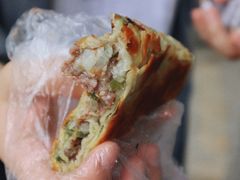 牛肉馅饼-贾五油糊馅