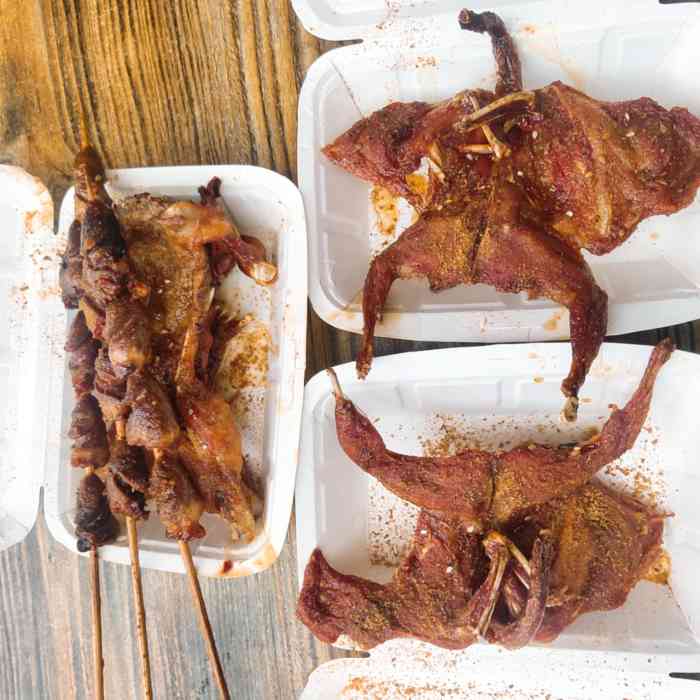 流浪基烧烤时代·老庙鹌鹑(南塘老街店)-"炸鹌鹑鸟是小时候对城隍庙