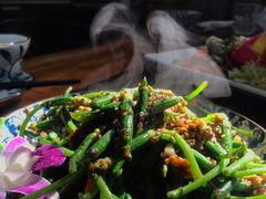 榄菜肉末黄瓜花-上楼私房菜(院士路店)